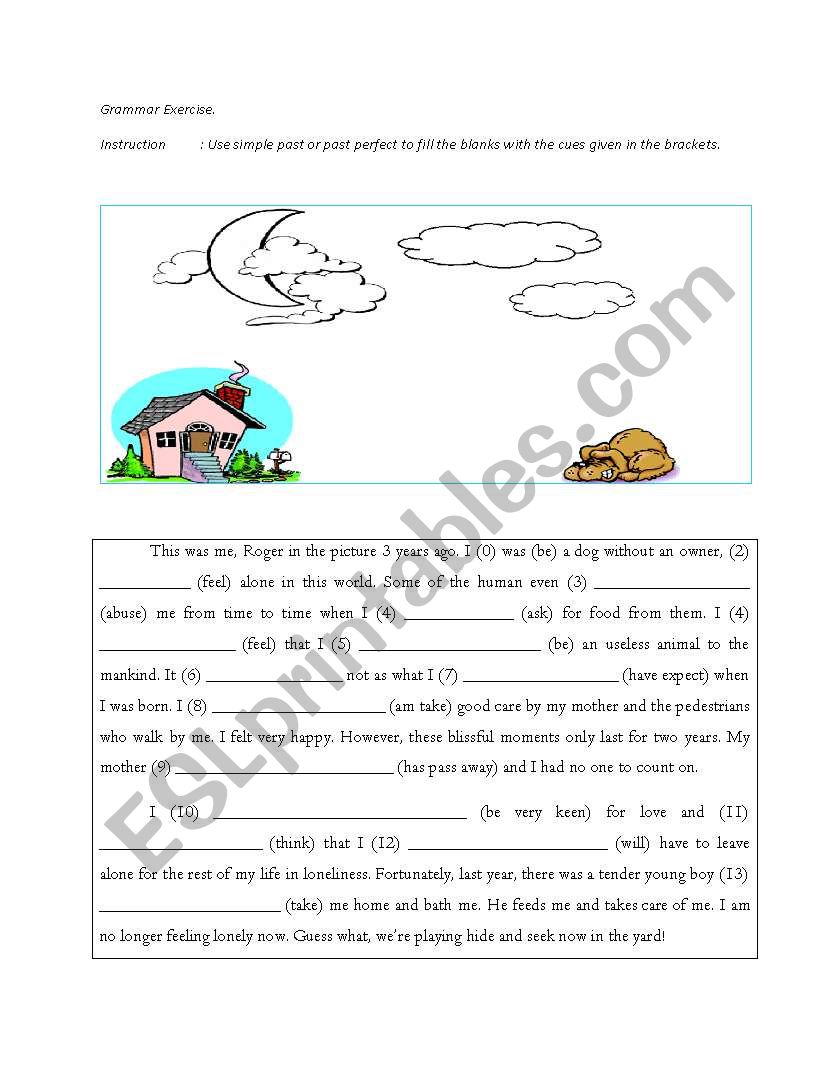 Grammar Exercise (simple past or past perfect tense) 