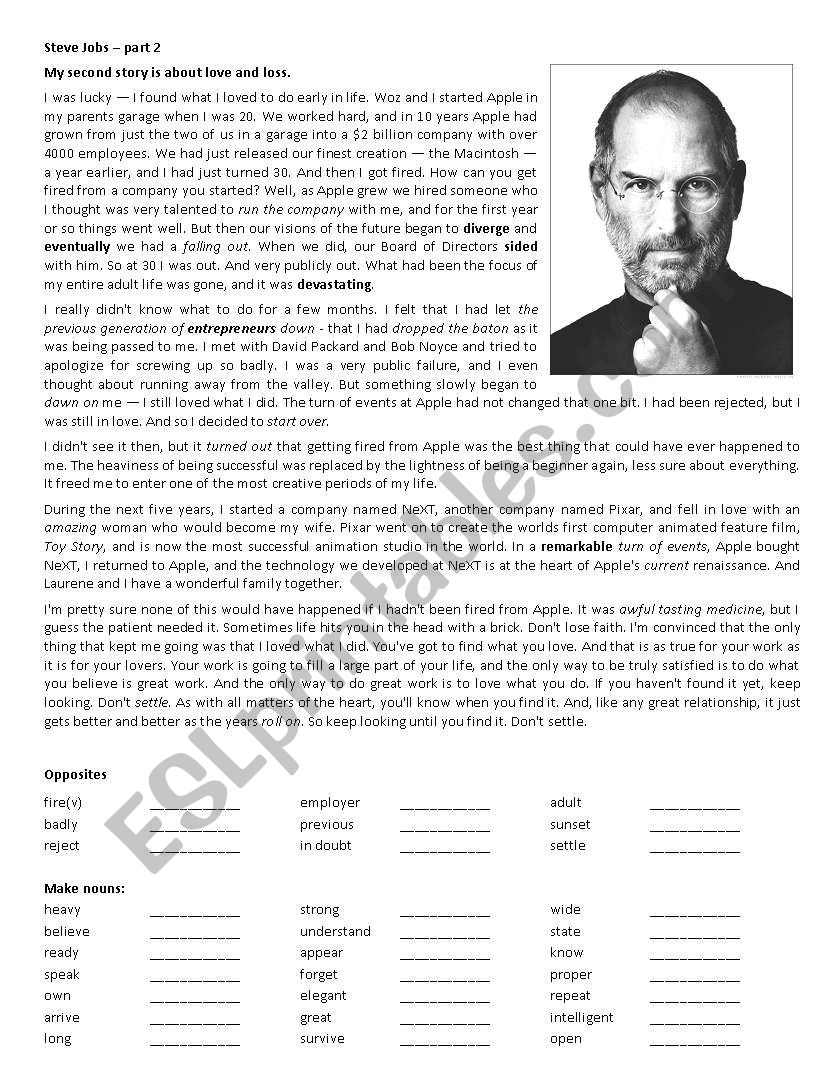 an anonymus story worksheet