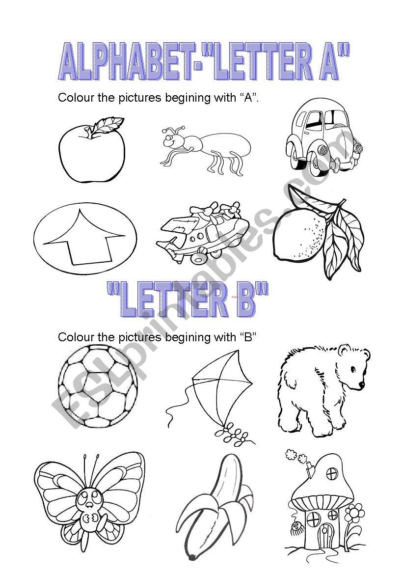 colour worksheet