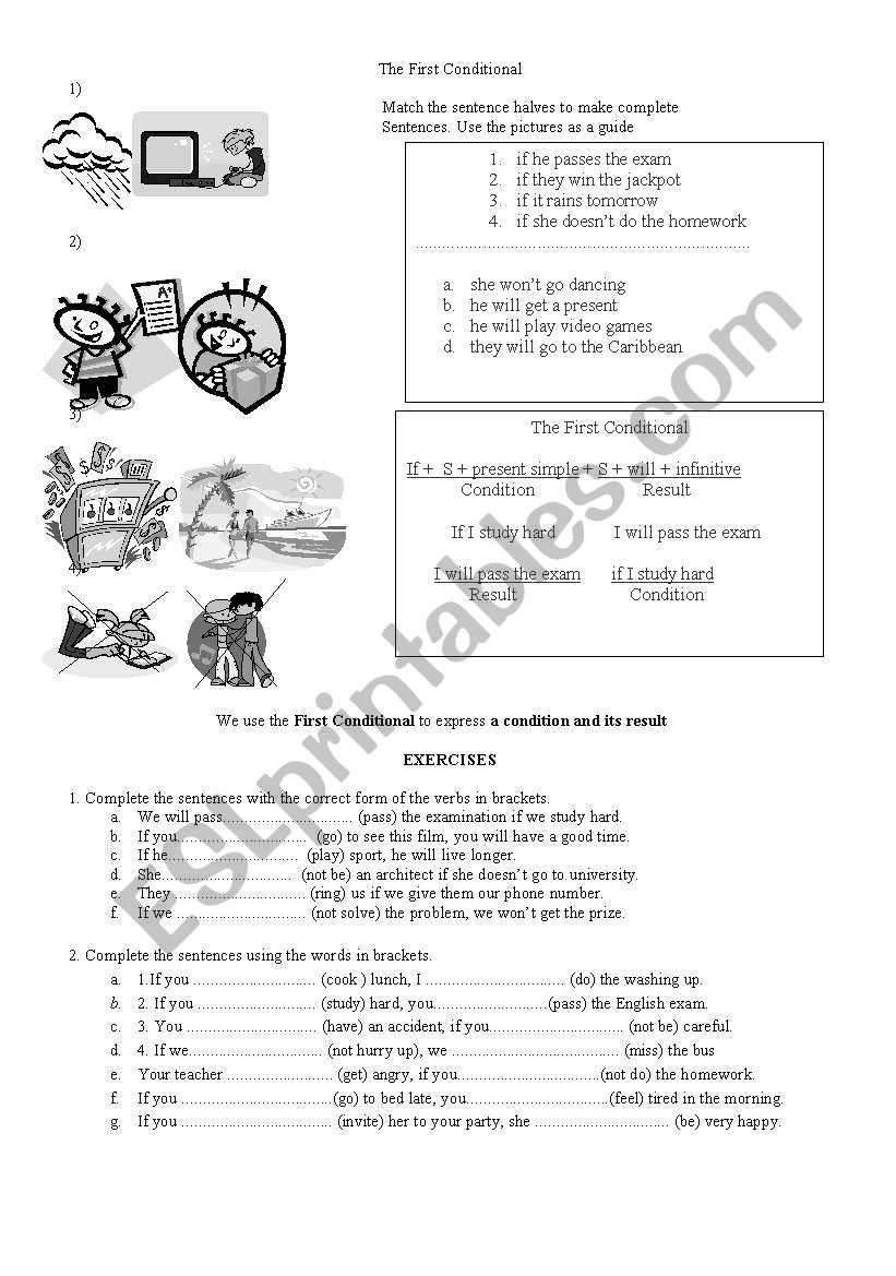 The First Conditional worksheet