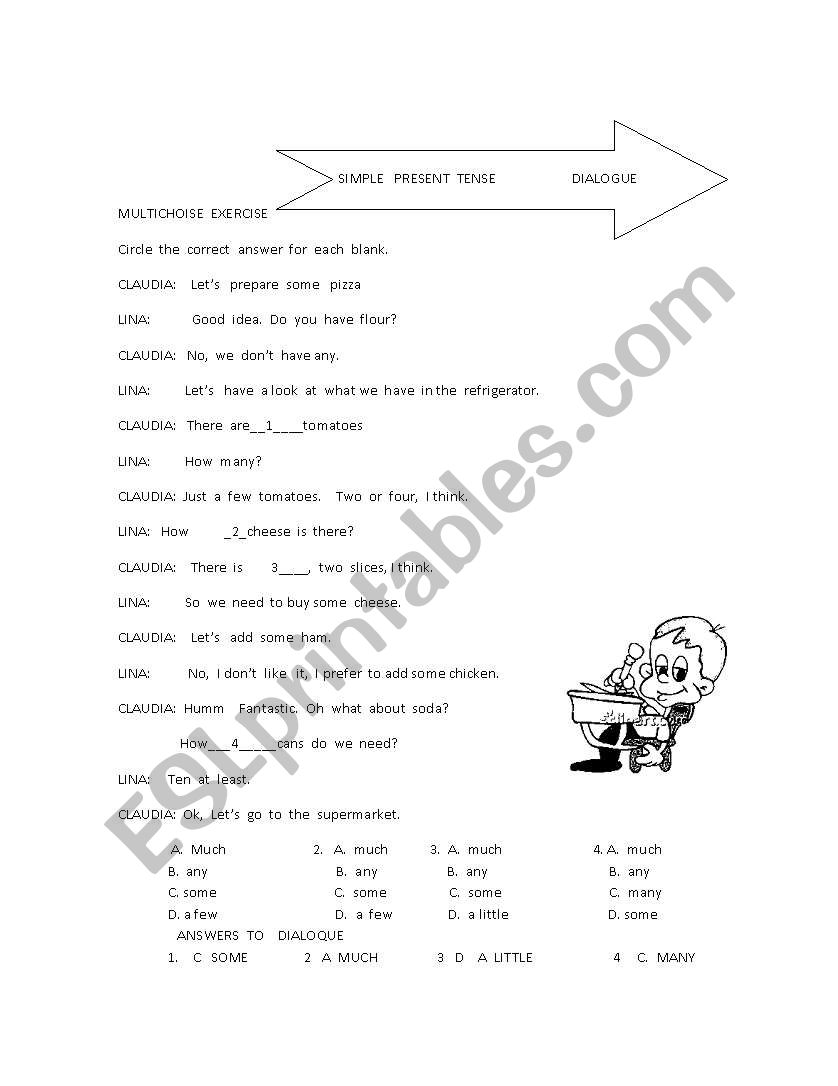 DIALOGUE worksheet