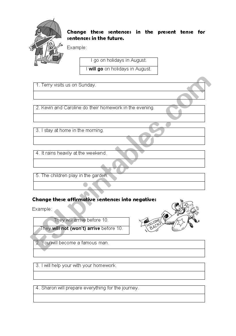 Future worksheets worksheet