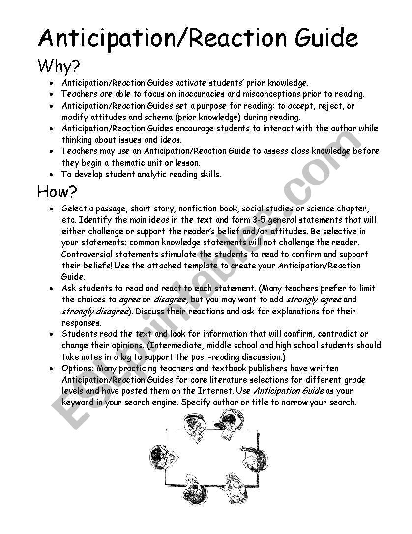 social studies anticipation guide