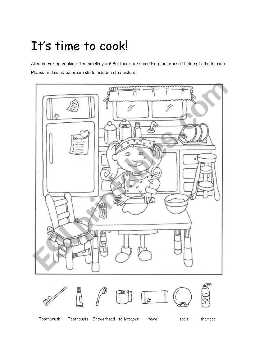 Hidden pictures-find bathroom stuffs