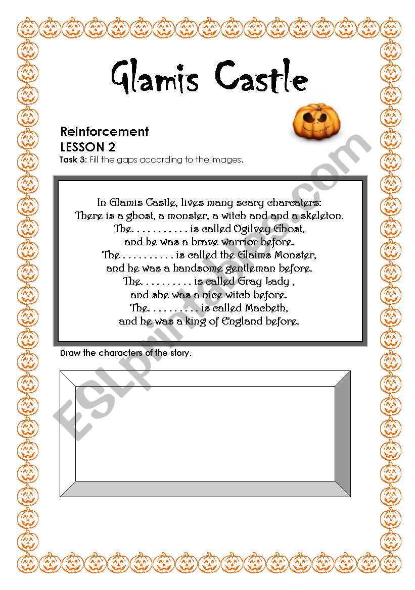 Halloween Castle worksheet