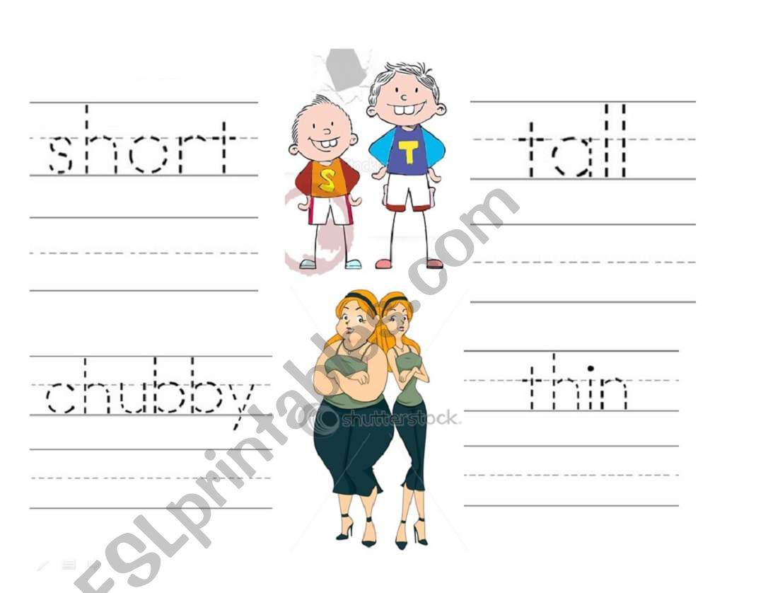 PHYSICAL APPEAREANCE worksheet
