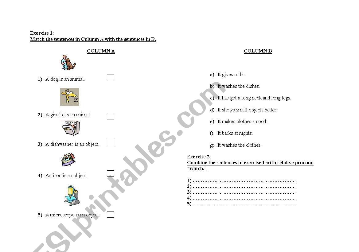 relative clauses / relative pronoun 