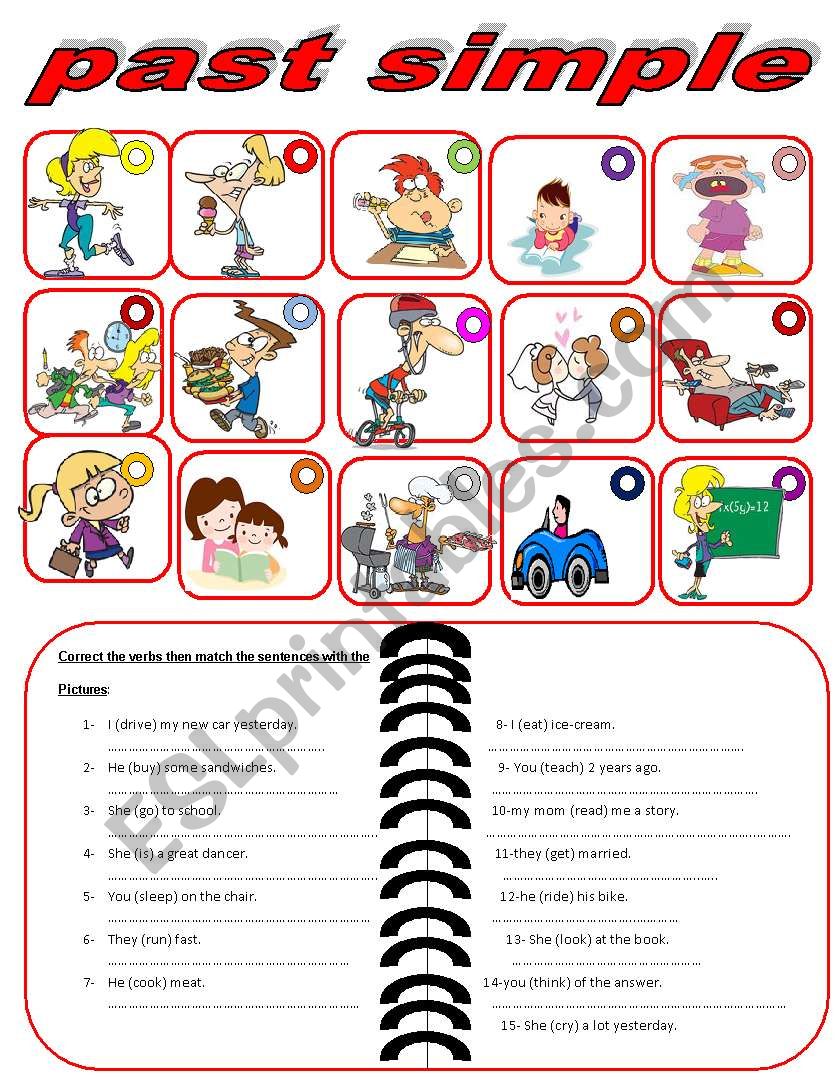 PAST TENSE worksheet