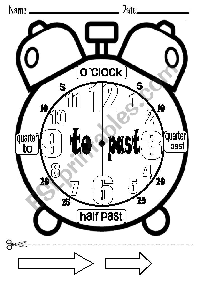 WHAT TIME IS IT? worksheet