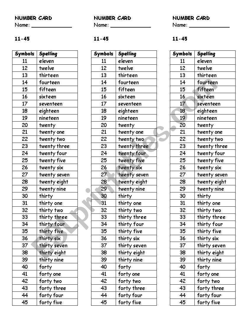 Card Games worksheet