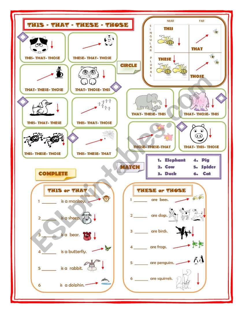 THIS-THAT-THESE-THOSE worksheet