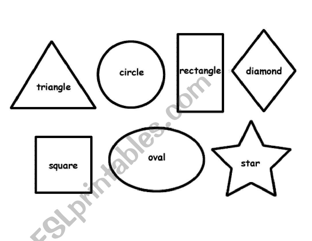 Shapes worksheet