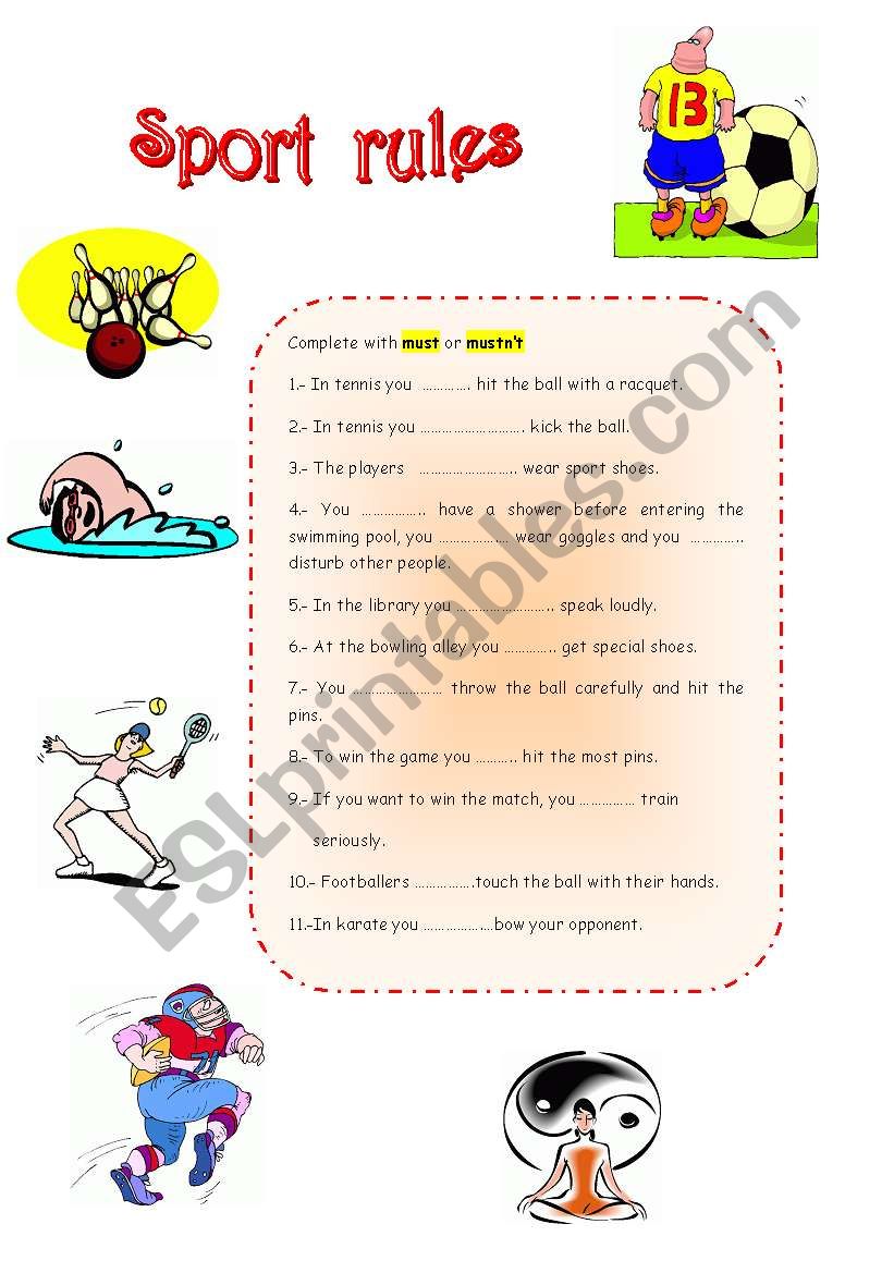 Must can game. Rules of Sport 5 класс. Sports for Kids задания. Worksheets about Sport. Sport Worksheets for Kids.