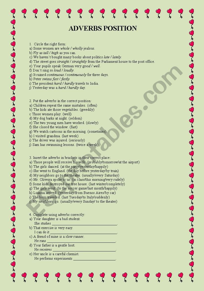 adverbs-position-esl-worksheet-by-sara-gracieli