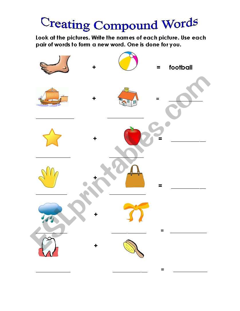 Compound Words worksheet