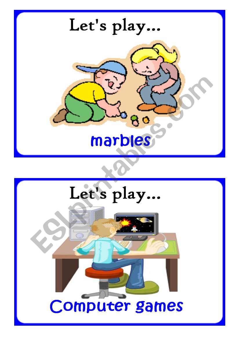 LetÂ´s Play  worksheet