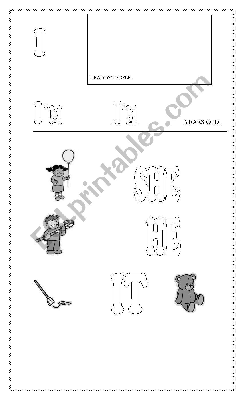 Pronouns worksheet