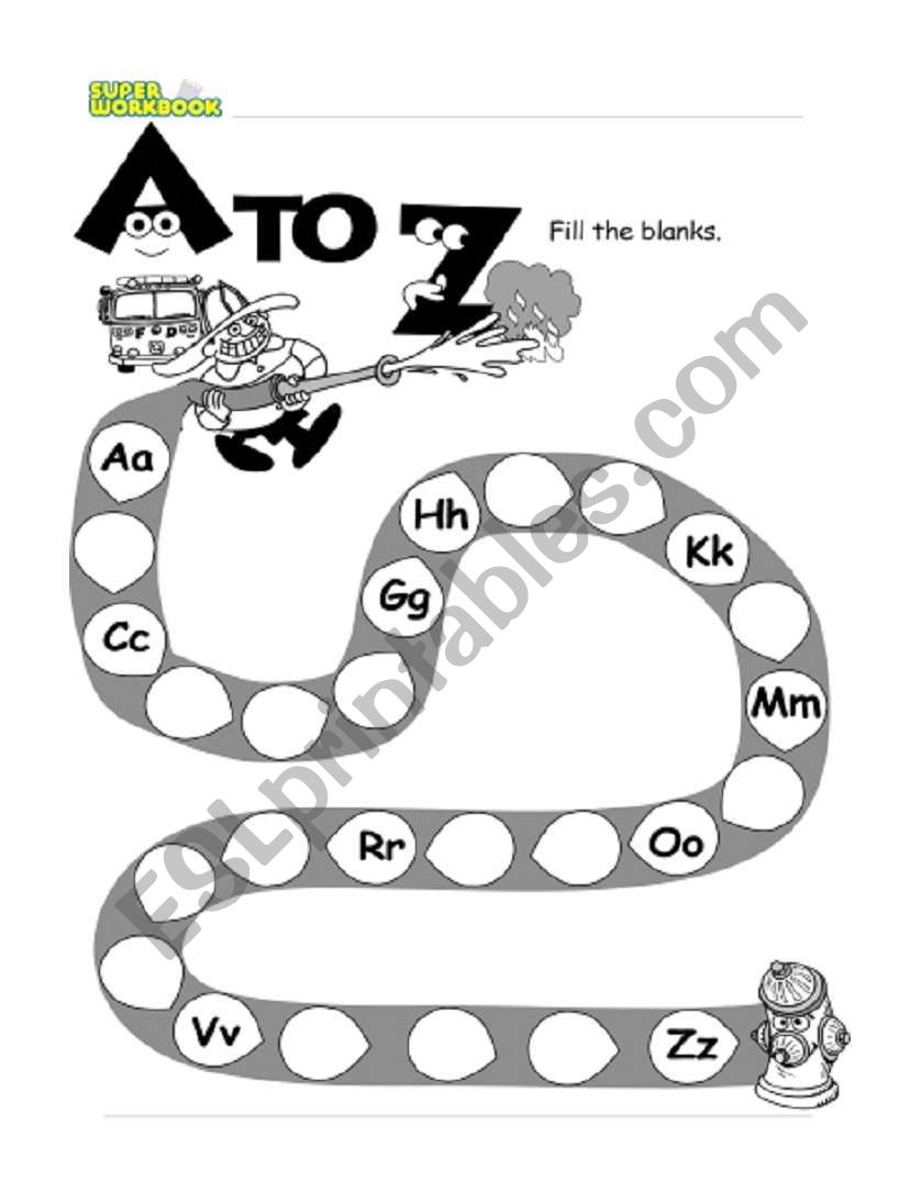 Alphabet worksheet