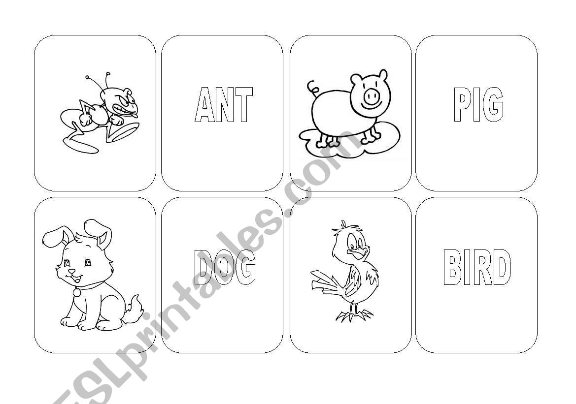 Animals Game worksheet