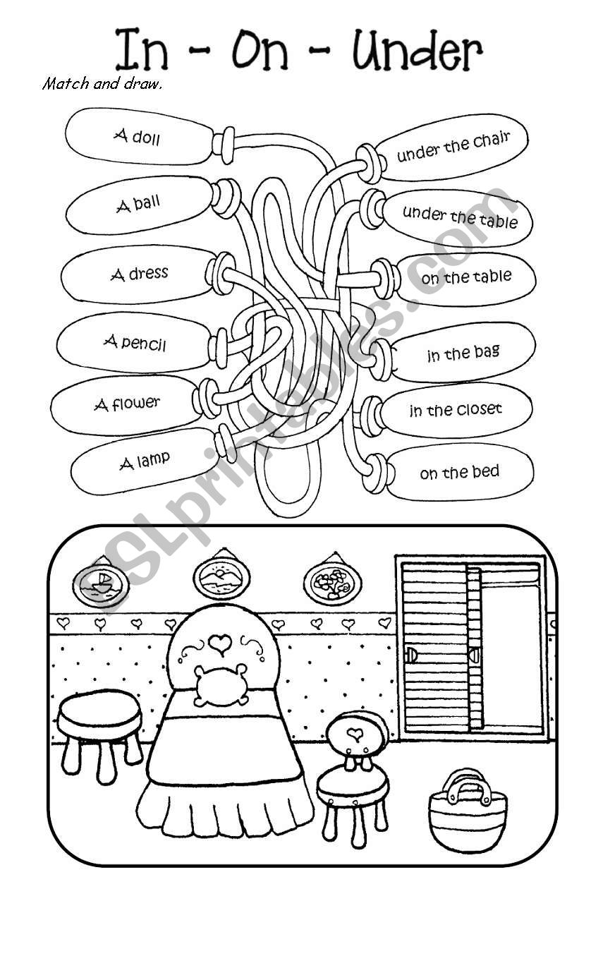 Prepositions worksheet