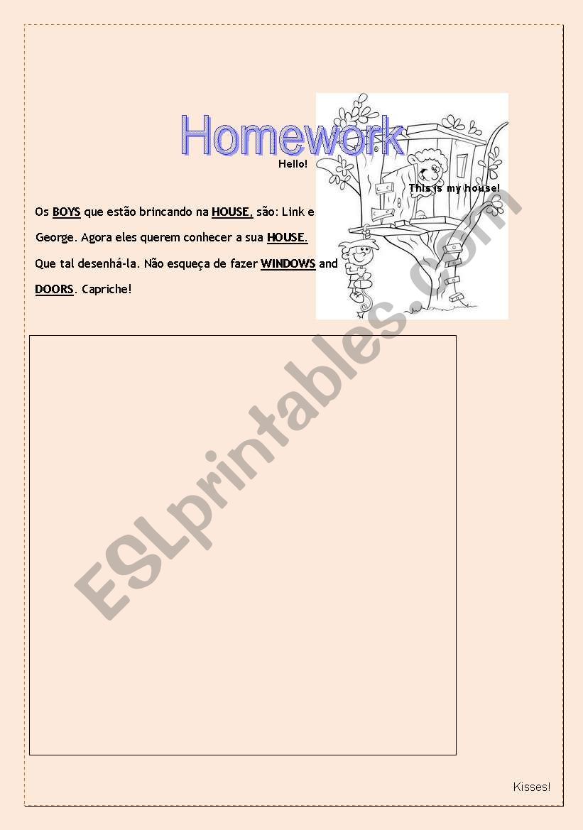 This is my house worksheet