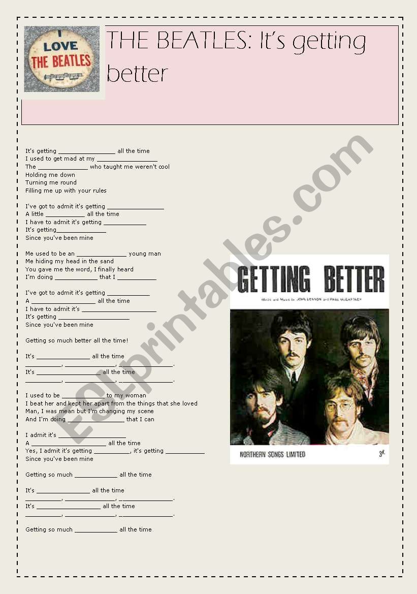 The Beatles: Its getting better