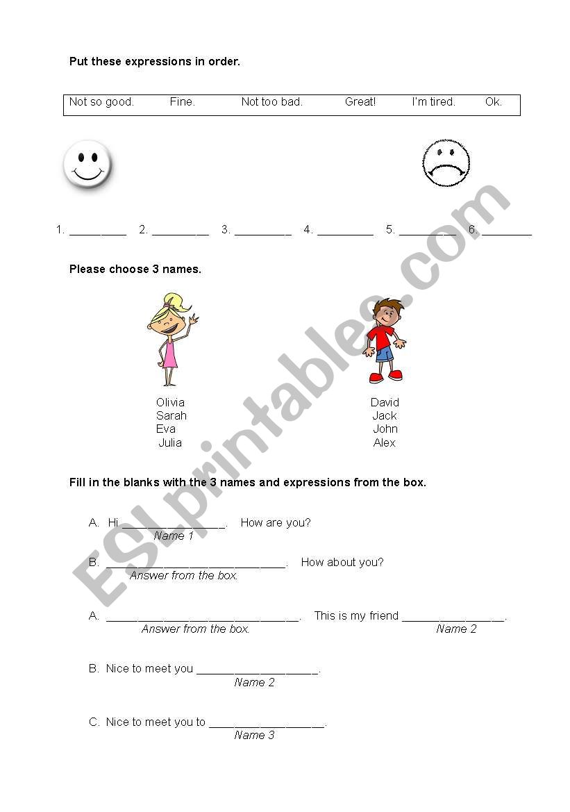 Reviewing Introductions  worksheet