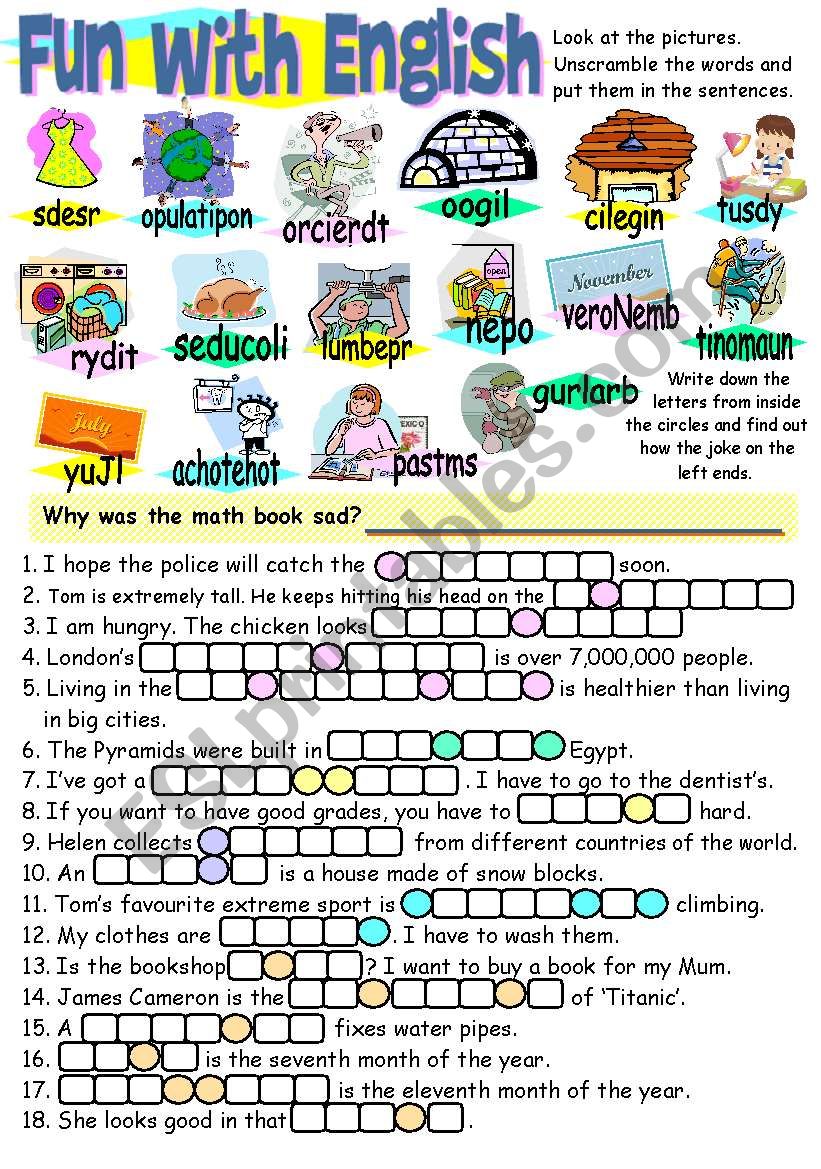 fun-with-english-1-esl-worksheet-by-jecika