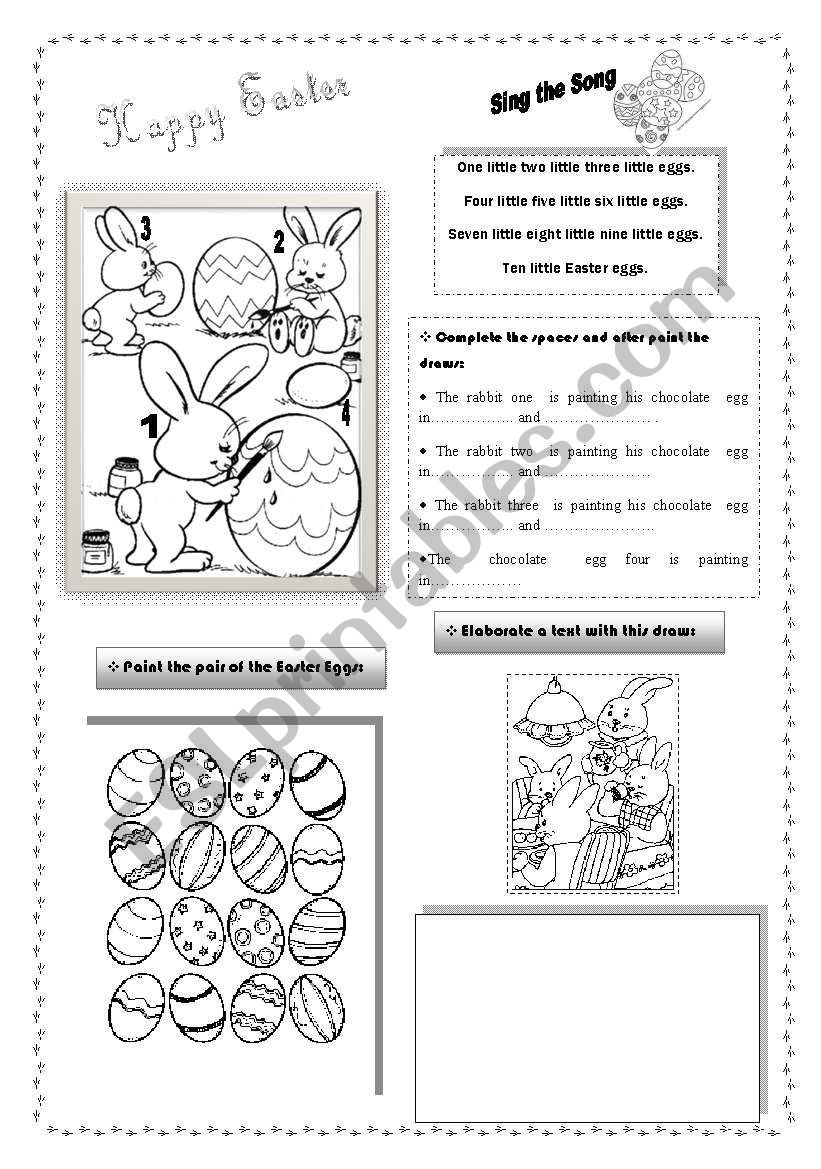 Easter worksheet