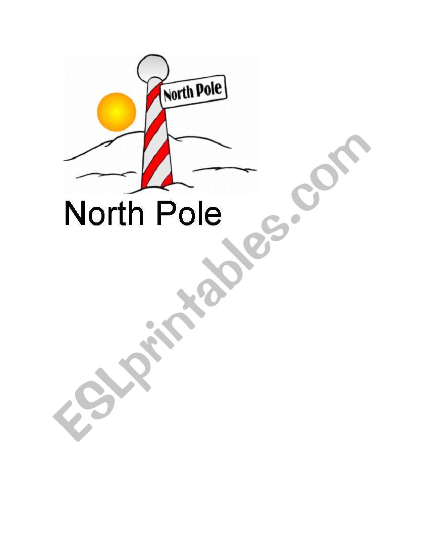 christmas flash card worksheet