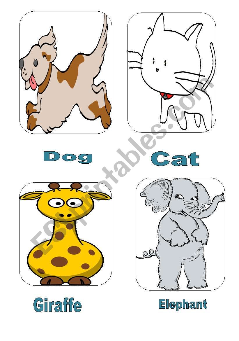 animals worksheet