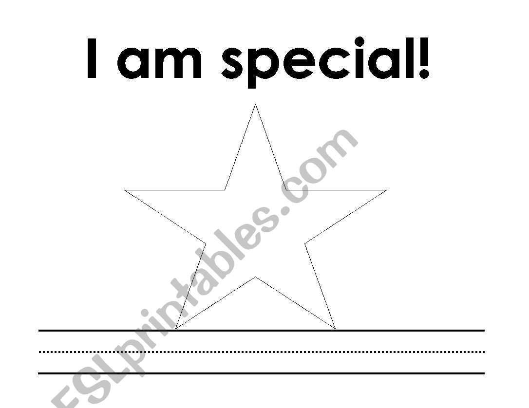 I am special (An all about me booklet)