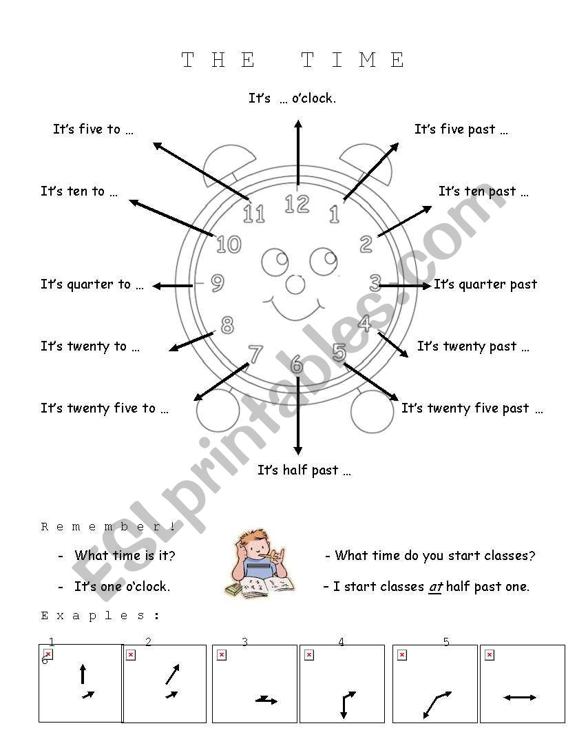 the time worksheet