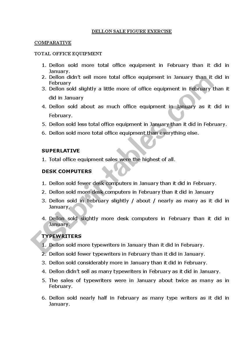 comparatives and superlatives worksheet