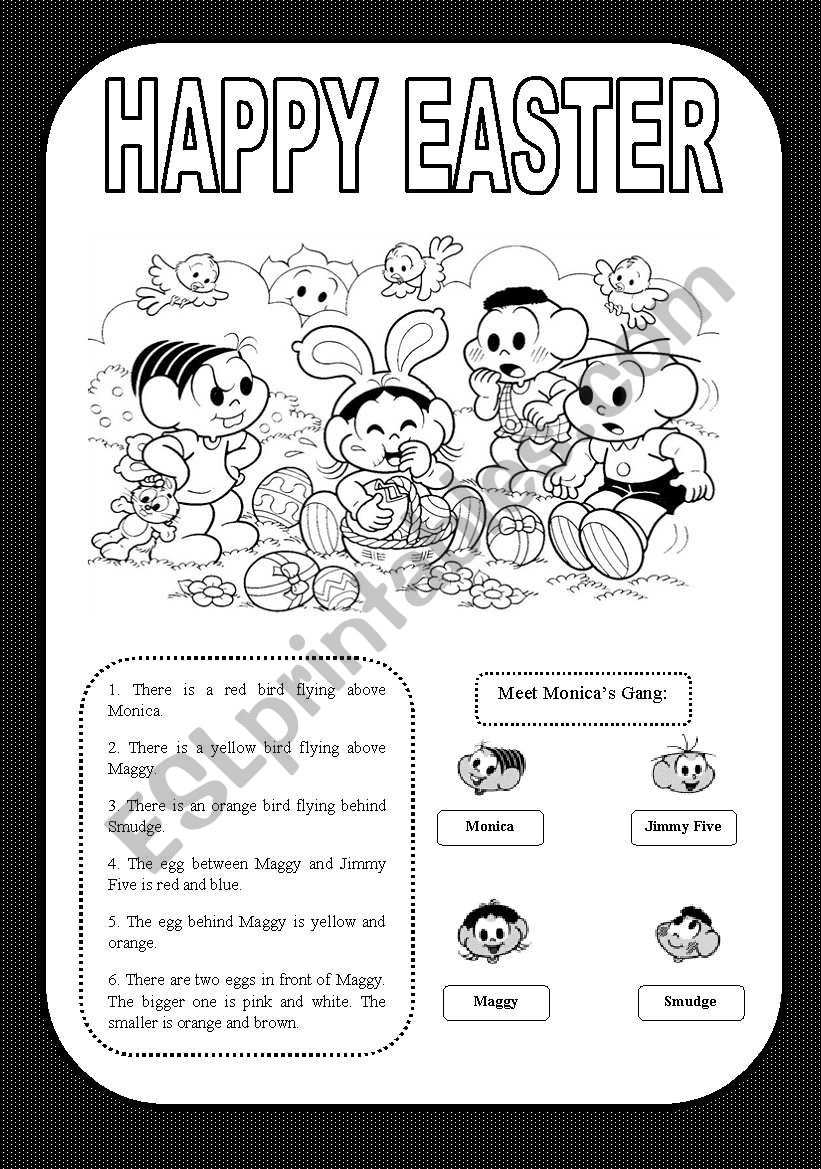 Happy Easter with MonicaÂ´s gang!