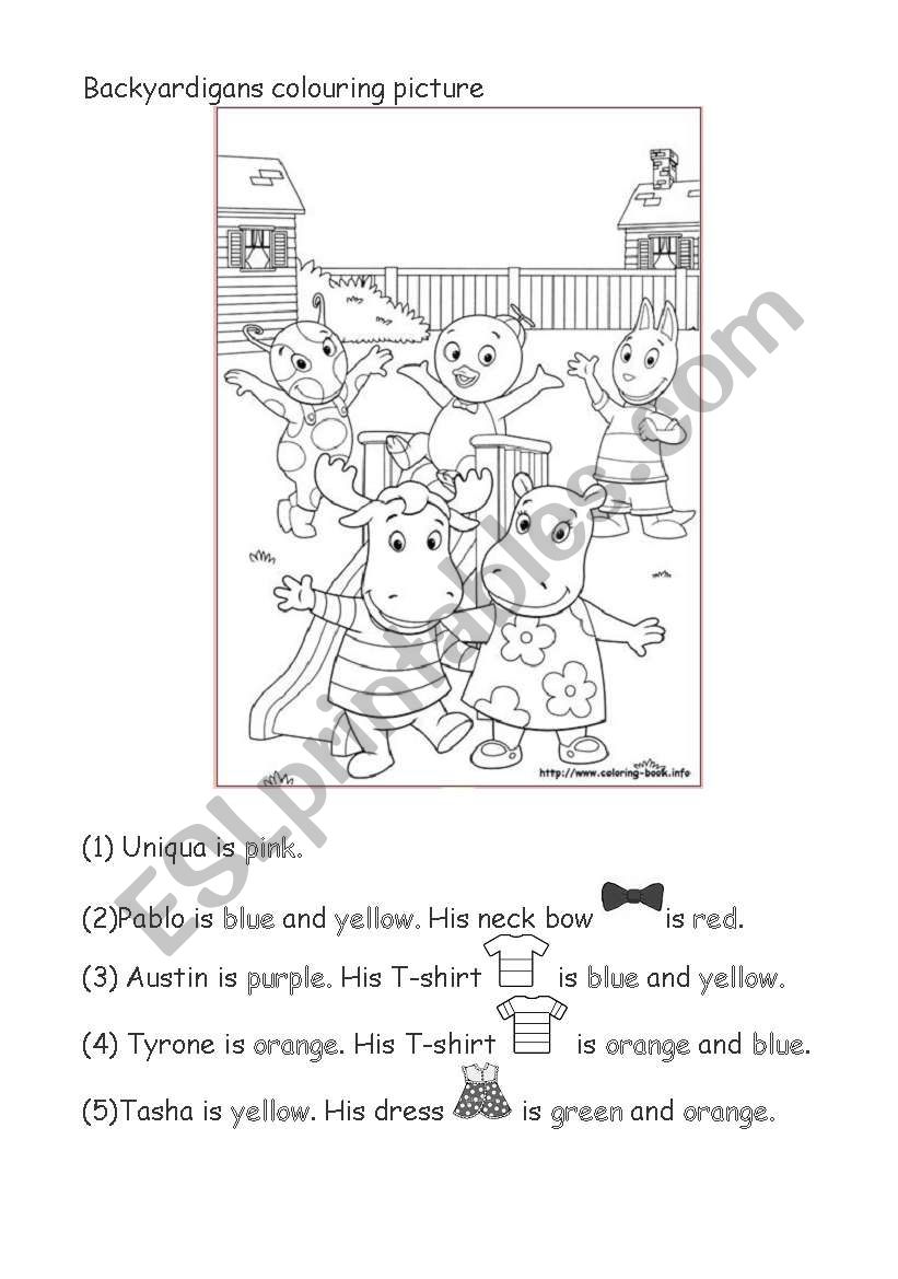 Backyardigans Colouring Picture