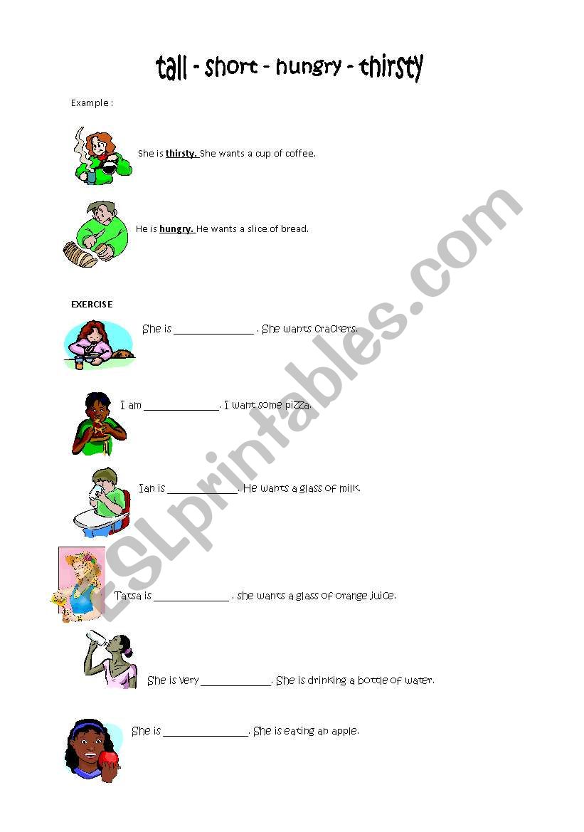 Adjectives worksheet