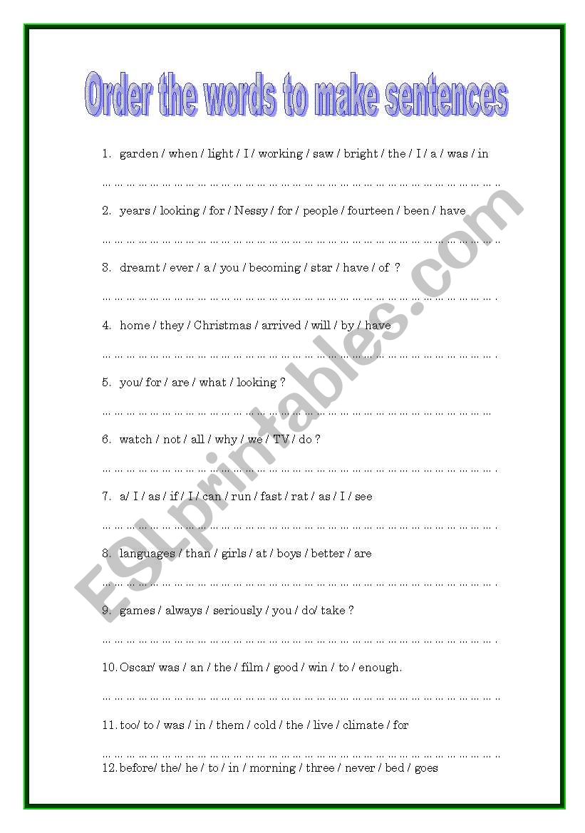 order-the-words-to-make-sentences-esl-worksheet-by-mariaelena