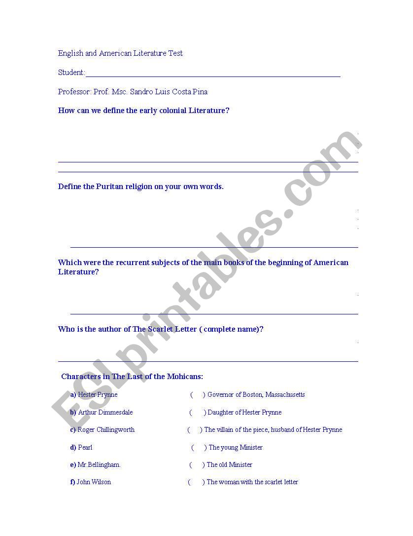 The_Scarlet_Letter_Test_ worksheet