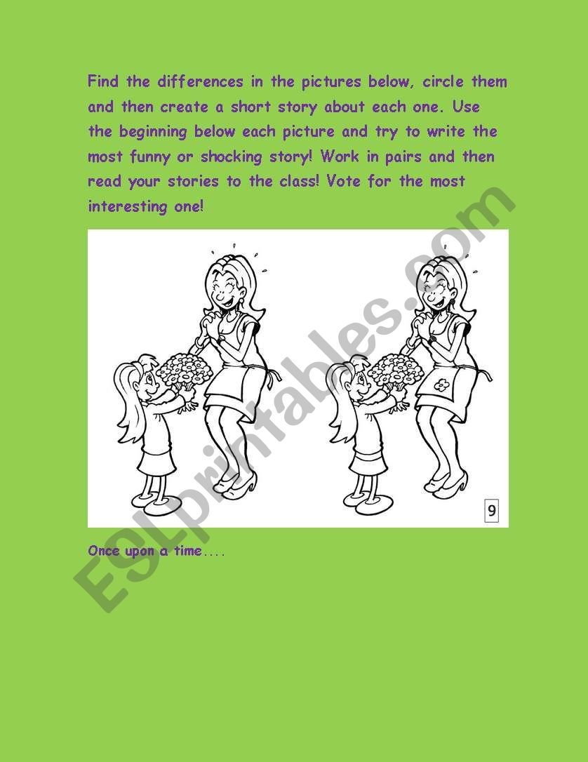 Short stories worksheet