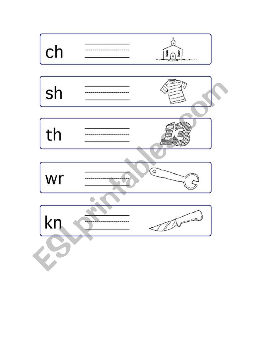 phonics worksheet