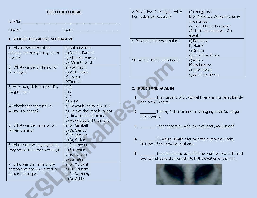 worksheet movie 