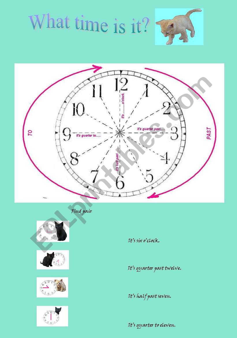 Time / Cat2 worksheet