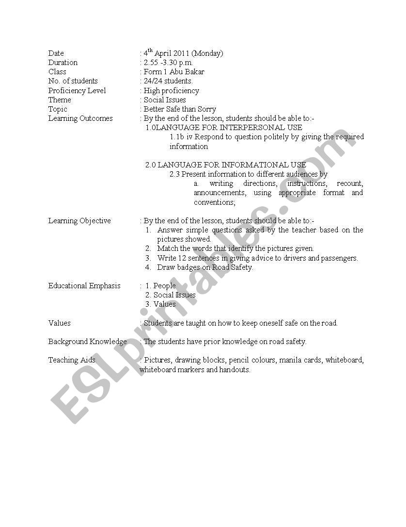 comprehension worksheet