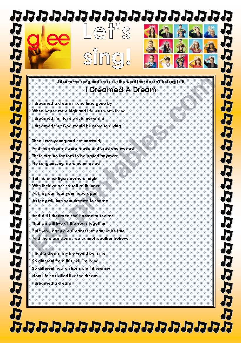 GLEE SERIES â€“ SONGS FOR CLASS! S01E19 â€“ FOUR SONGS â€“ FULLY EDITABLE WITH KEY!