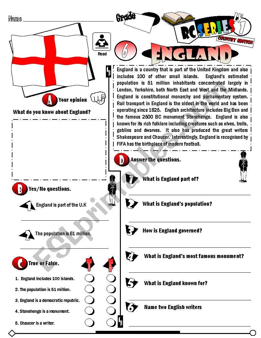 RC Series_Level 01_Country Edition 06 England