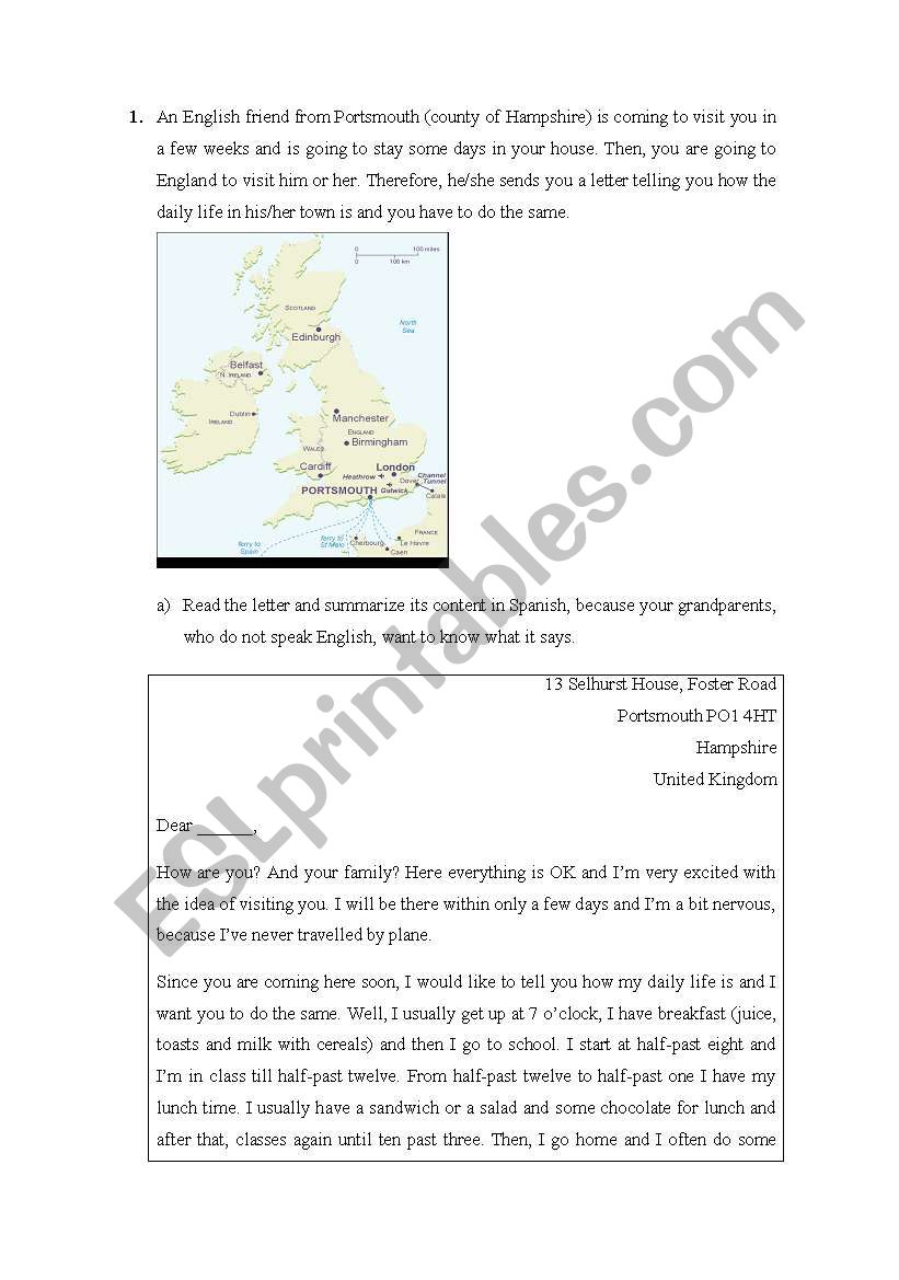 english-worksheets-informal-letter