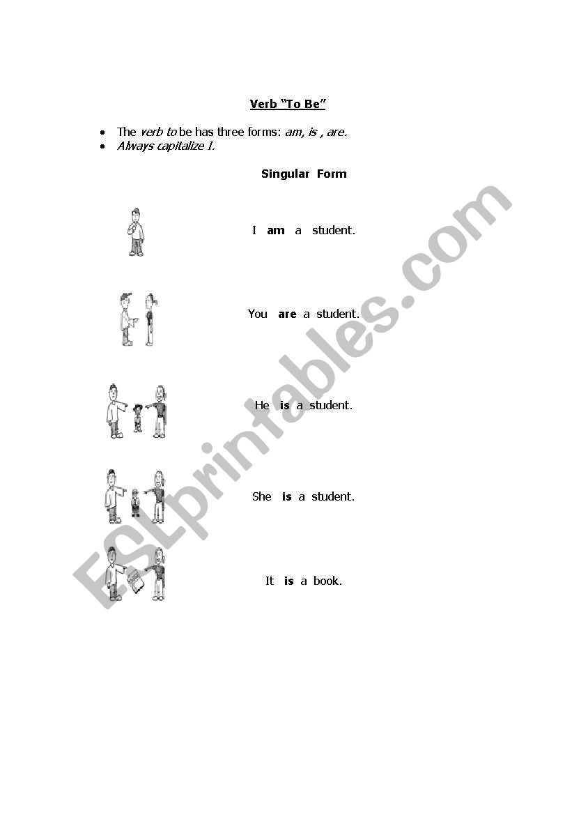 Verb To Be worksheet