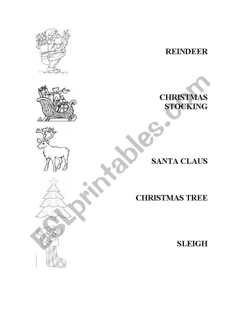 CHRISTMAS  worksheet