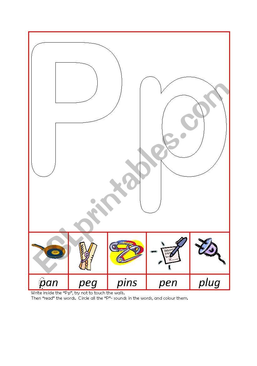 Phonic Recognition Pp worksheet